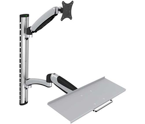 מתקן תליה לקיר למסך ומקלדת עד "Razink VN-R02 27