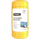 100 מגבונים לניקוי מסכים Fellowes
