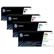 סט 4 טונרים מקוריים HP 415A W2030A/W2031A/W2032A/W2033A  (2,400 דפים)