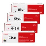 סט טונרים מקורים Canon CRG 045H(תפוקת דפים בשחור 2,800 דף, בצבע 2,200 דף)