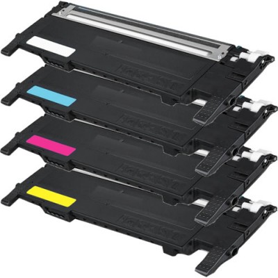 סט טונרים תואמים SAMSUNG CLT-406S (תפוקת דפים בצבע 1,000 דף ובשחור 1,500 דף)