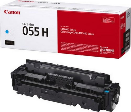 טונר כחול מקורי Canon 055HC (5,900 דפים)