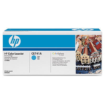 טונר כחול מקורי HP CE741A 7.3K