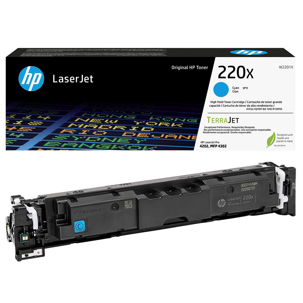 טונר כחול מקורי HP W2201XC 220X (5,500 דפים)