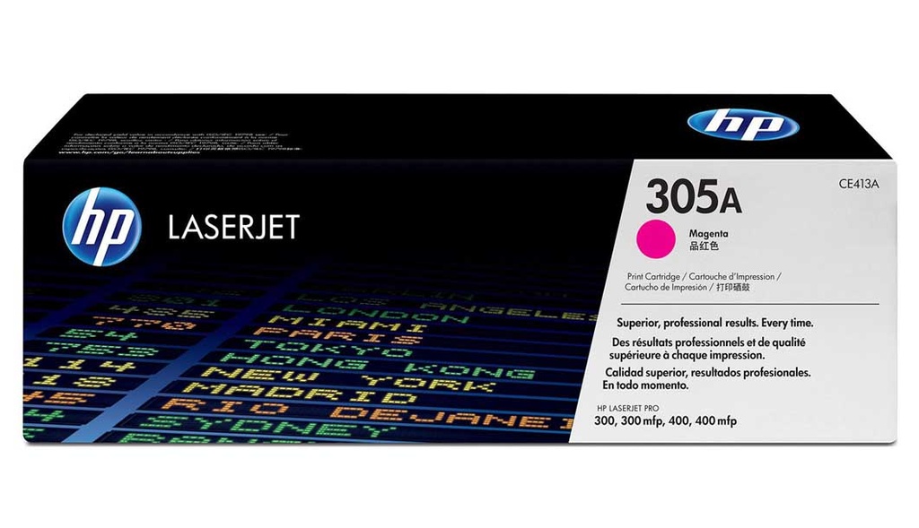טונר לייזר אדום מקורי HP 305A CE413AM (2,600 דפים) 