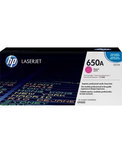 טונר אדום מקורי HP 650A CE273A