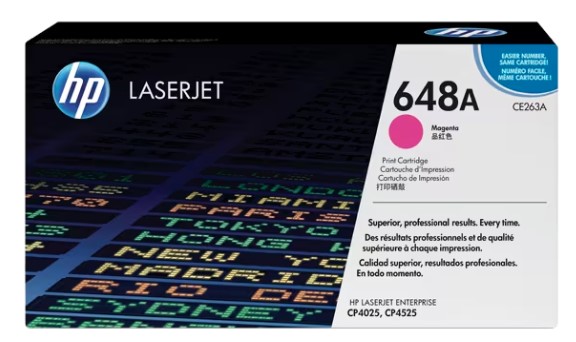 טונר לייזר אדום מקורי HP CE263AM (11,000 דפים)