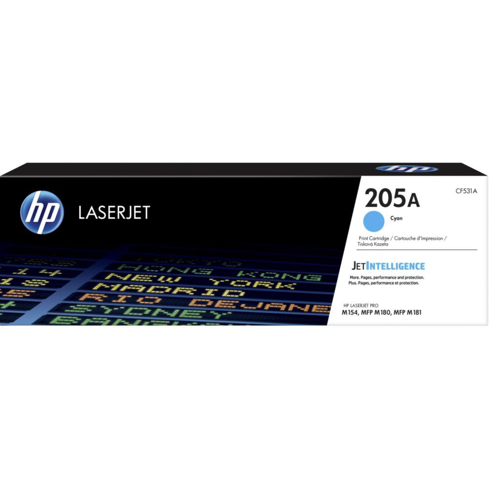 טונר כחול מקורי HP CF531AC 205A (900 דפים)