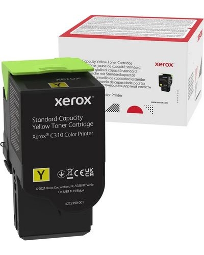 טונר לייזר צהוב מקורי XEROX 006R04371 5.5K