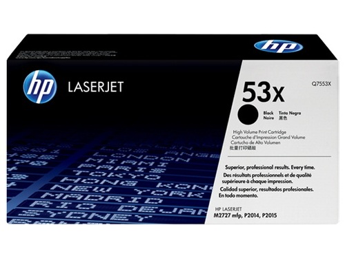 טונר שחור מקורי HP Q7553X (7,000 דפים)