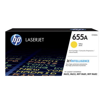 טונר צהוב מקורי HP 655A CF452AY (10,500 דפים) 