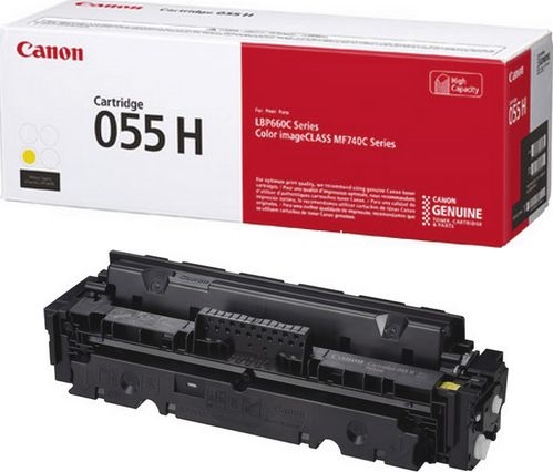 טונר צהוב מקורי Canon 055HY (5,900 דפים)