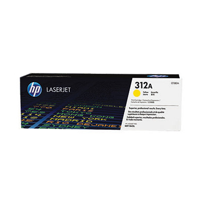 טונר צהוב מקורי HP 312A CF382AY (2,700 דפים)
