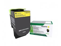 טונר צהוב מקורי Lexmark 71B50Y0