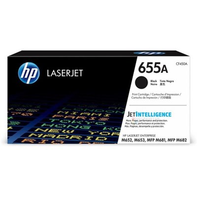 טונר שחור מקורי HP 655A CF450ABK (12,500 דפים) 