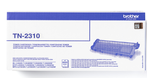 טונר שחור מקורי Brother TN-2310 (1,200 דפים)