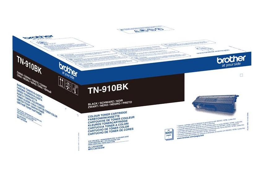 טונר שחור מקורי Brother TN-910BK (9,000 דפים)