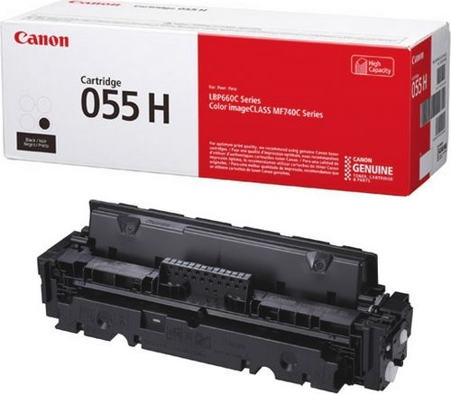 טונר שחור מקורי Canon 055HBK (7,600 דפים)