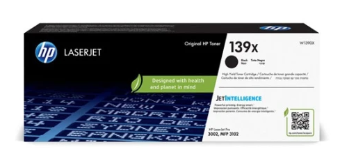 טונר שחור מקורי HP 139X W1390X 4K