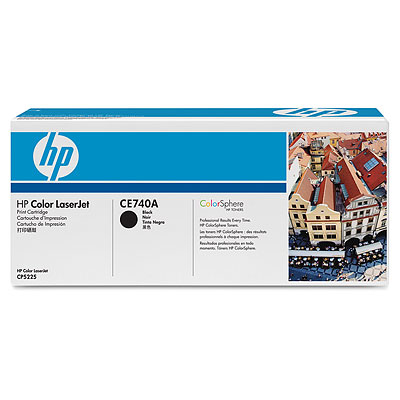 טונר שחור מקורי HP CE740ABK (7,000 דפים)