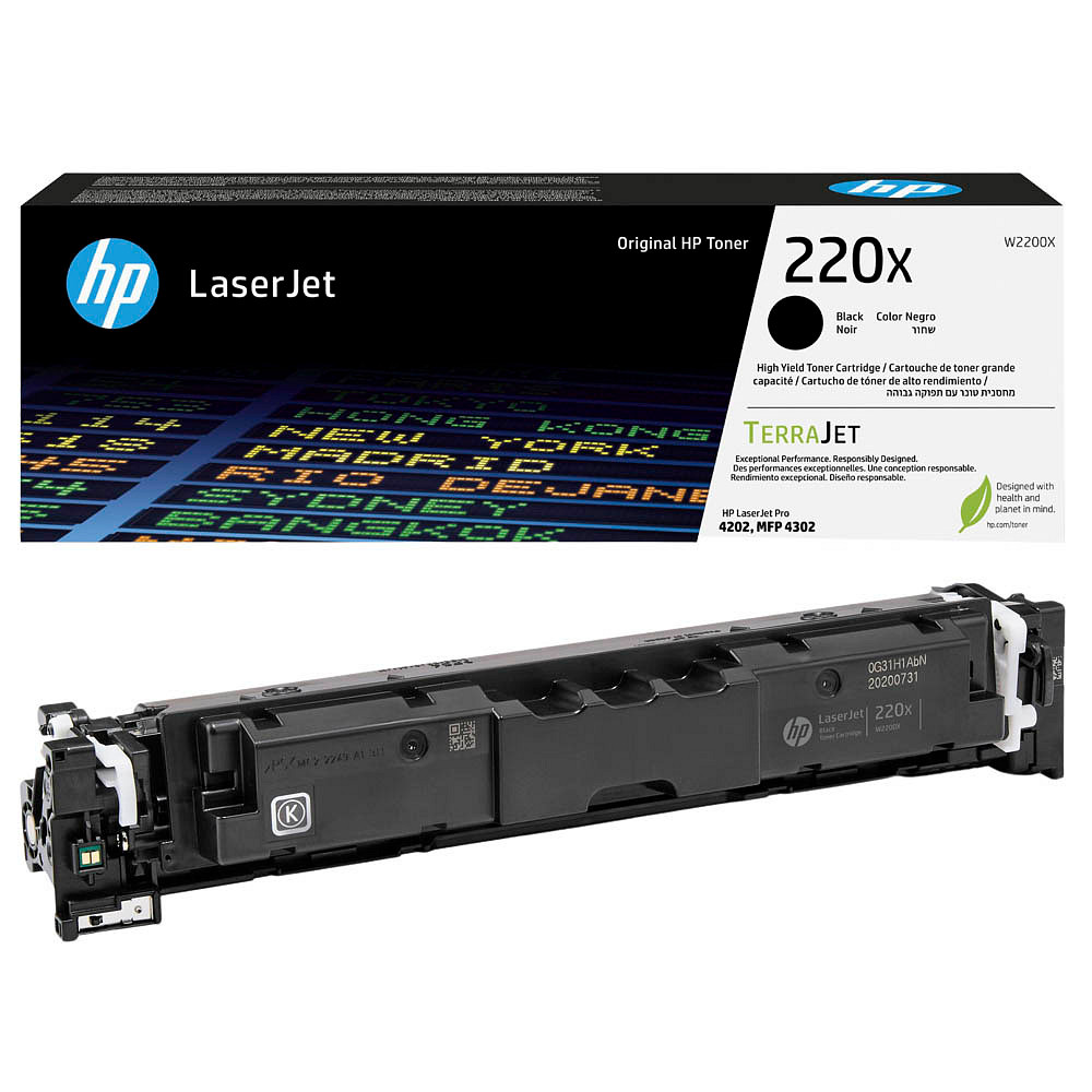 טונר שחור מקורי HP W2200XBK 220X (7,500 דפים)