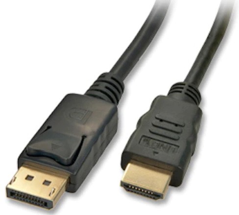 כבל DISPLAYPORT - HDMI באורך 10 מטר, תומך אודיו ו-1080P@60HZ