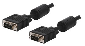 כבל VGA איכותי, זכר-זכר, 1 מטר