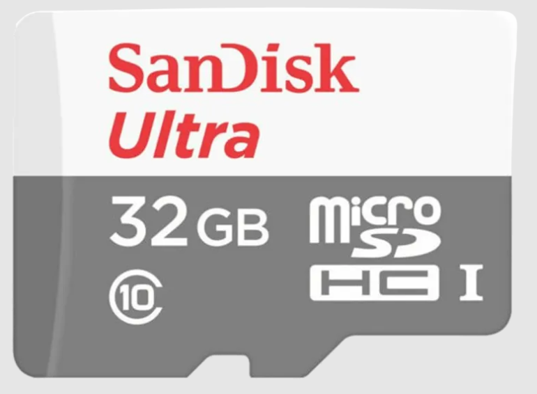 כרטיס זיכרון SanDisk micro SD 32GB
