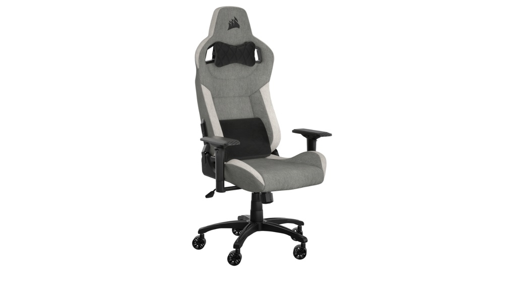 כיסא גיימינג Corsair T3 Rush קורסייר צבע לבן/אפור