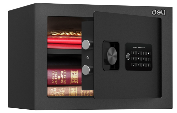 כספת אלקטרונית 25*35*25 deli ET530 - צפי הגעה למלאי 1.3.24