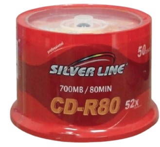 מארז CD-R80 X52 Cake 50 S.L CD 50