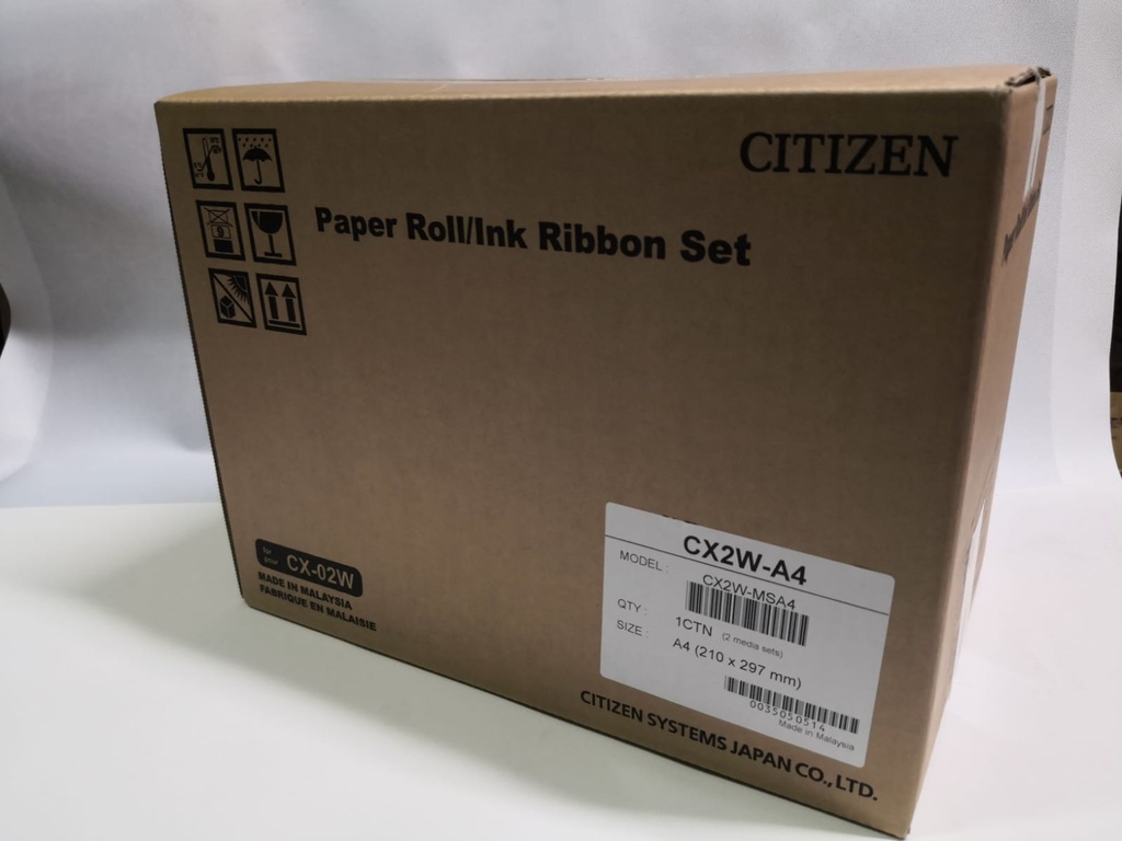 גלילי נייר וריבון למדפסת CITIZEN CX2W A4