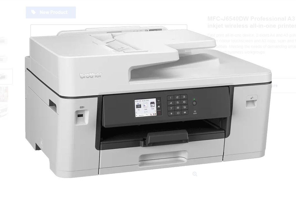 מדפסת הזרקת דיו משולבת Brother MFC-J6540DW A3