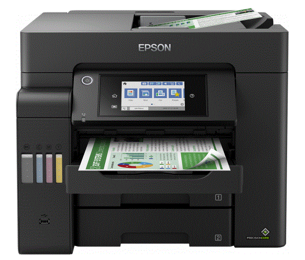 מדפסת הזרקת דיו משולבת צבעונית Epson EcoTank L6550 אפסון