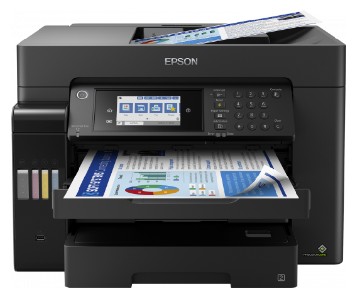 מדפסת משולבת צבעונית אלחוטית ESPON ECOTANK L15160