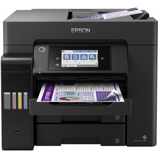 מדפסת ‏הזרקת דיו ‏משולבת EcoTank L6570‎ Epson אפסון