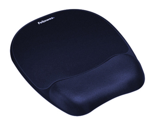 פד אורטופדי לעכבר Fellowes Memory Foam Mouse Pad/Wrist Support - כחול
