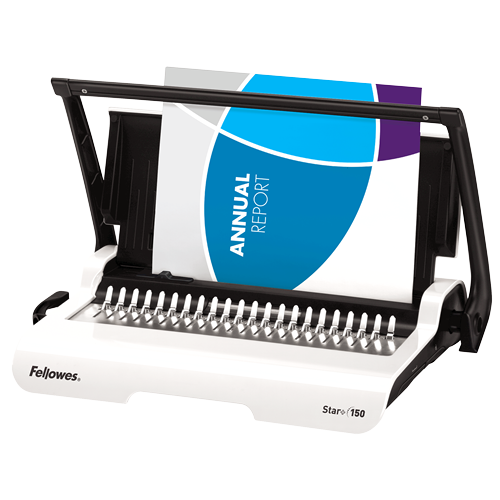 מכונת כריכה ספירלי פלסטיק ידני Fellowes Star+150