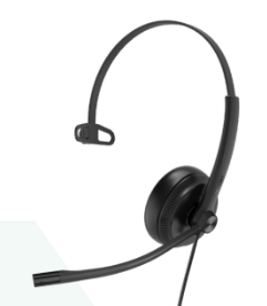 מערכת ראש אוזן אחת Yealink UH34M USB Headset