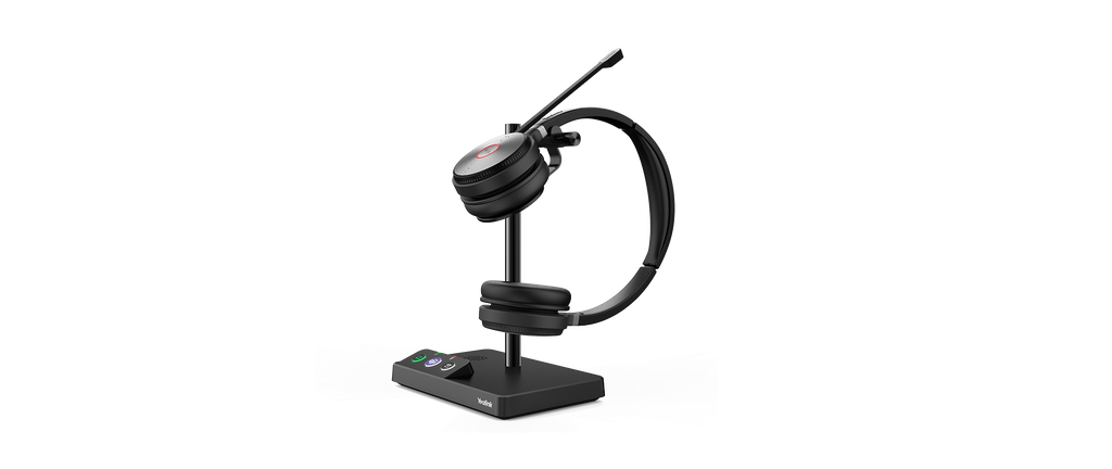 מערכת ראש אלחוטית שתי אוזניים Yealink WH62 B