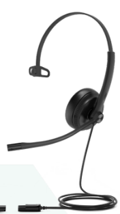 מערכת ראש חוטית אוזן אחת מדגם- YHS34M