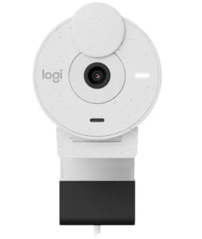 מצלמת רשת Logitech Brio 300 לוגיטק - לבן