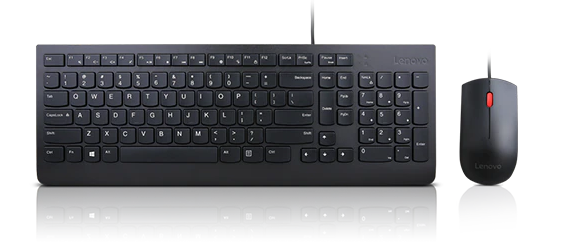 מקלדת ועכבר חוטי Lenovo Essential KB Mouse Combo
