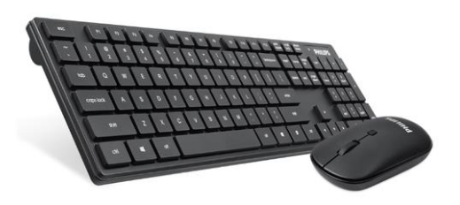 סט מקלדת ועכבר אלחוטי Philips C602
