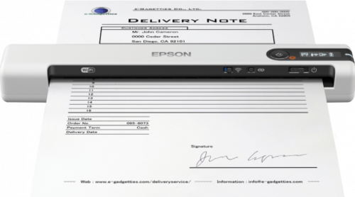סורק נייד אלחוטי EPSON WORKFORCE DS-80W