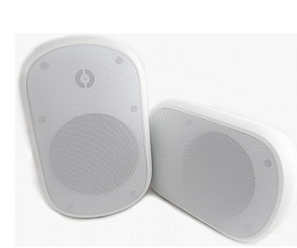 זוג רמקולים חיצוניים AW665W מוגני מים SHEAR