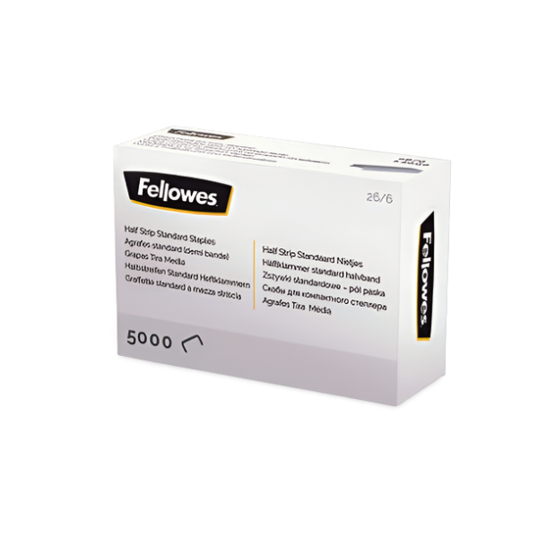 5000 סיכות חצי רצועה לשדכן מס 26/6 FELLOWES