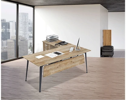 שולחן משרדי m34132 עם שלוחה רוחב 140 ס``מ LEMAS צבע UD