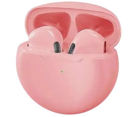אוזניות אלחוטיות PRO 6 - צבע ורוד
