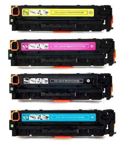 סט טונרים תואם HP CF540A-CF543A 203A (תפוקת דפים בשחור 1,400 דף, בצבע 1,300 דף)